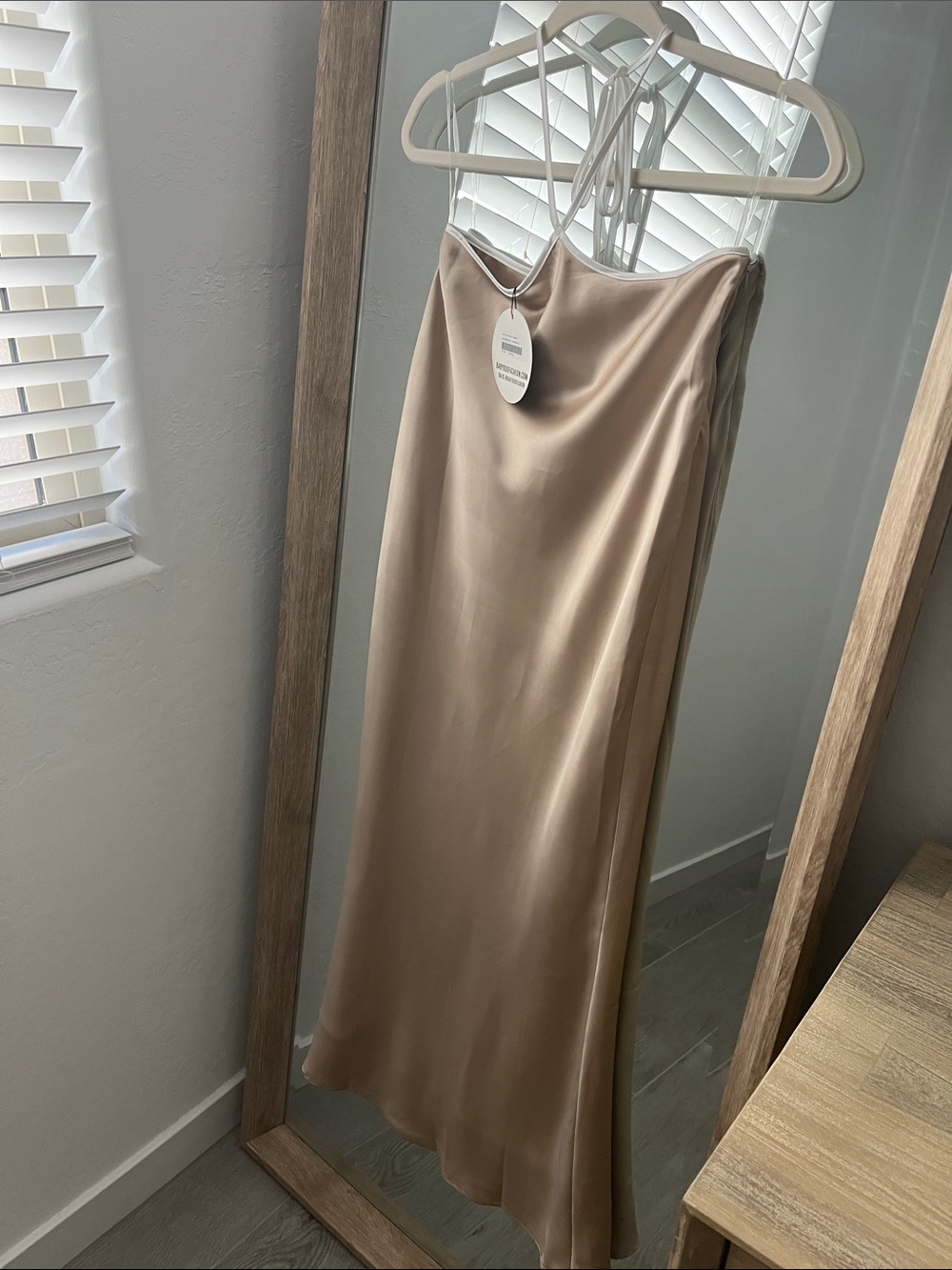 Baby Boo Fashion Jasmyn Satin Slip Maxi Skirt (Skirt Only!) Small NWT